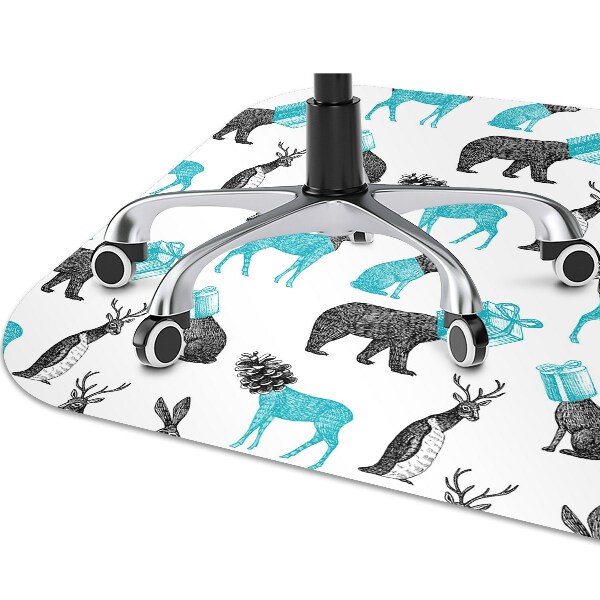 Alfombra silla ordenador Mascotas