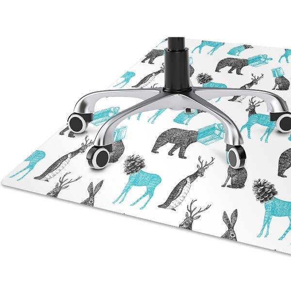Alfombra silla ordenador Mascotas