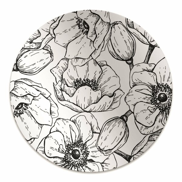 Alfombra silla ordenador Floral