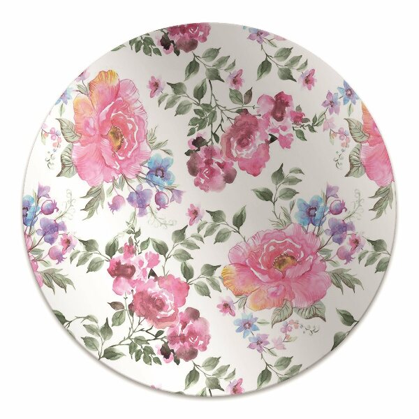 Alfombra para silla de escritorio Rosas estilo vintage