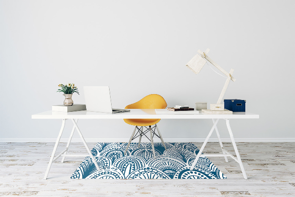 Alfombra para silla de escritorio Abstracción boho