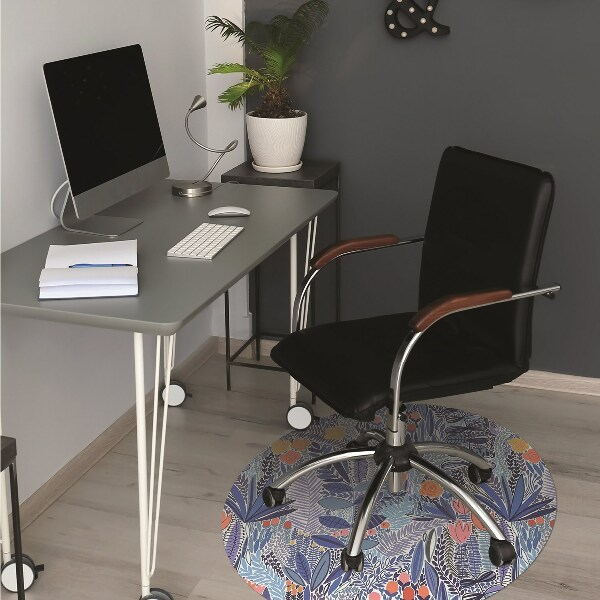 Alfombrilla para silla de escritorio Flores silvestres