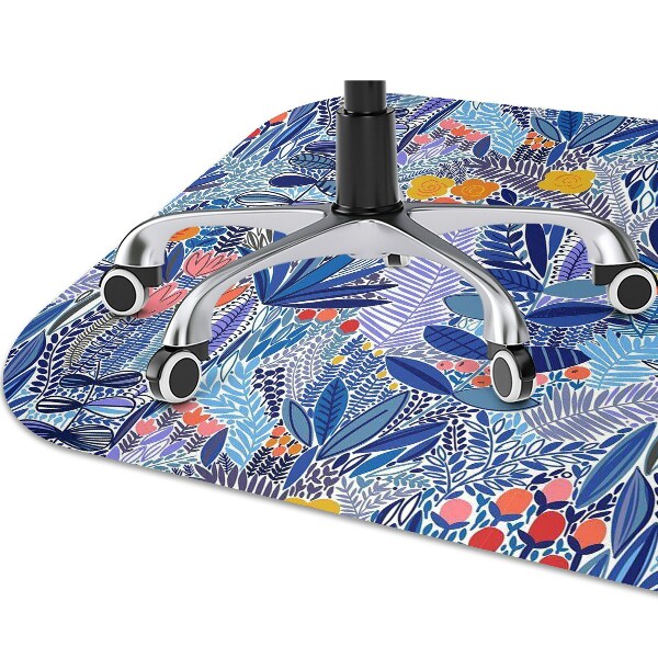 Alfombrilla para silla de escritorio Flores silvestres