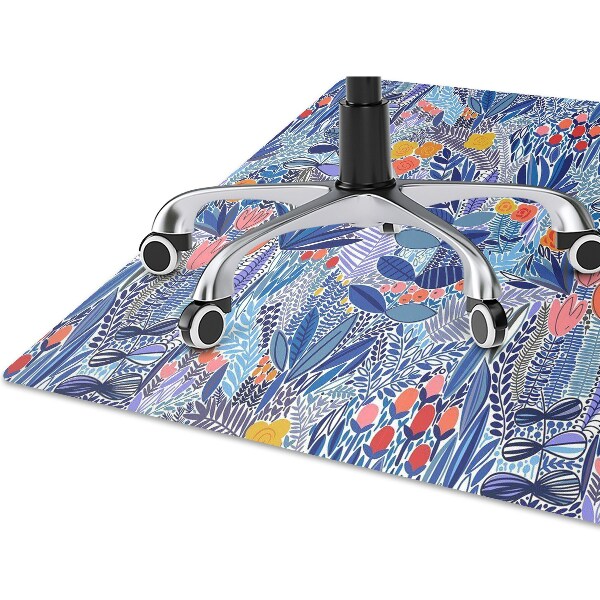 Alfombrilla para silla de escritorio Flores silvestres