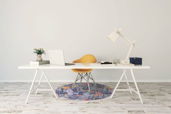Alfombrilla para silla de escritorio Flores silvestres
