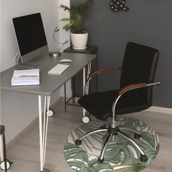 Alfombrilla para silla de escritorio Plantas exóticas