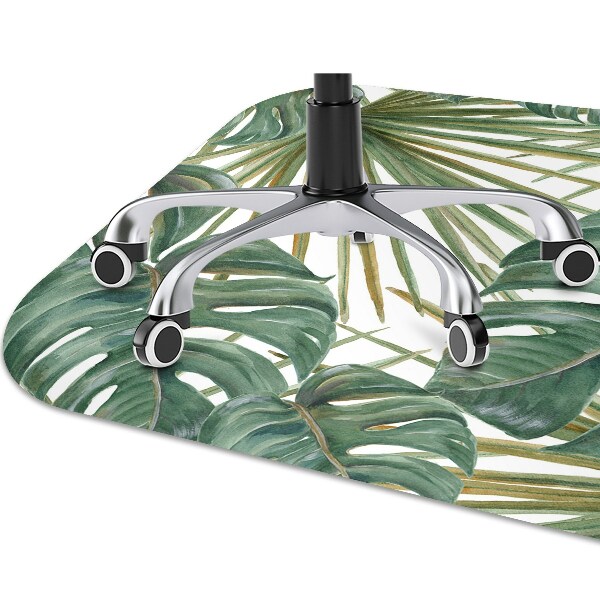 Alfombrilla para silla de escritorio Plantas exóticas