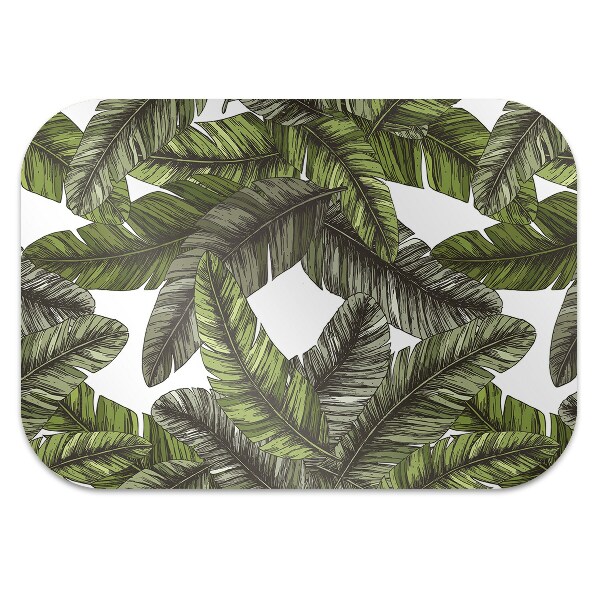 Alfombra silla ordenador Hojas de la jungla