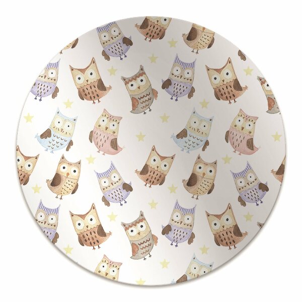 Alfombra para silla de escritorio Búhos de cuento de hadas