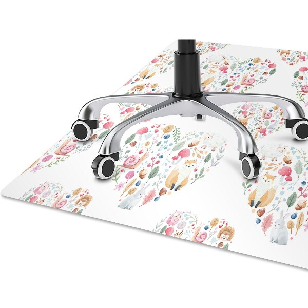 Alfombra silla ordenador Zorro de conejo