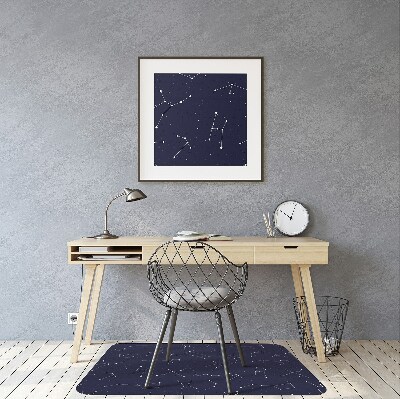 Alfombra para silla de escritorio Constelación