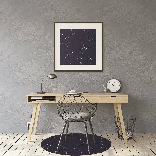 Alfombra para silla de escritorio Constelación