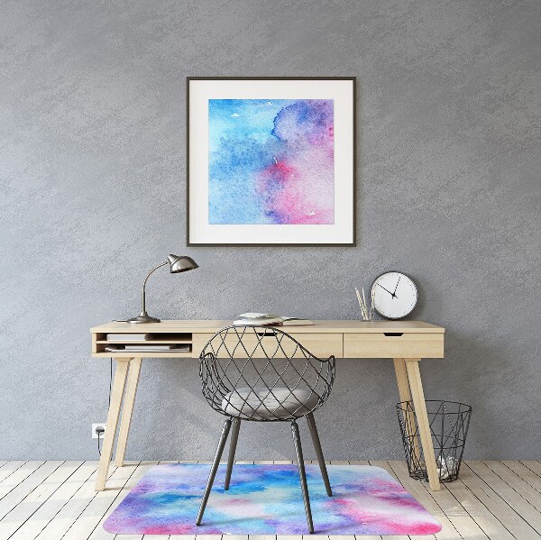 Alfombra para silla de escritorio Nubes abstractas