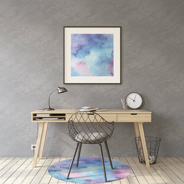 Alfombra para silla de escritorio Nubes abstractas