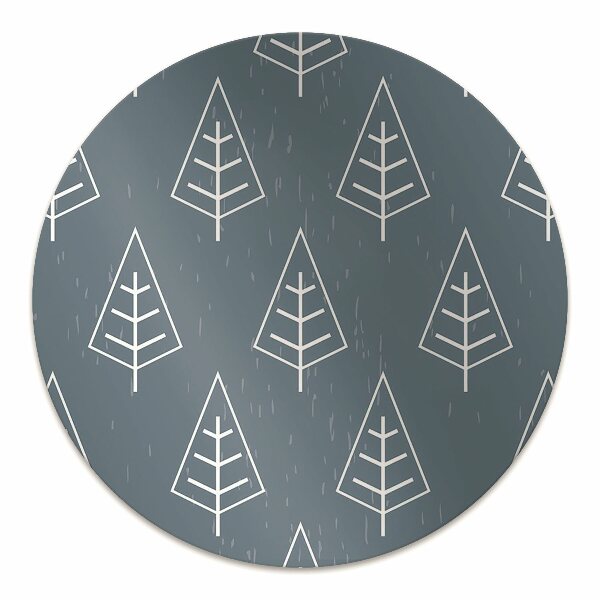 Alfombra silla ordenador Bosque azul