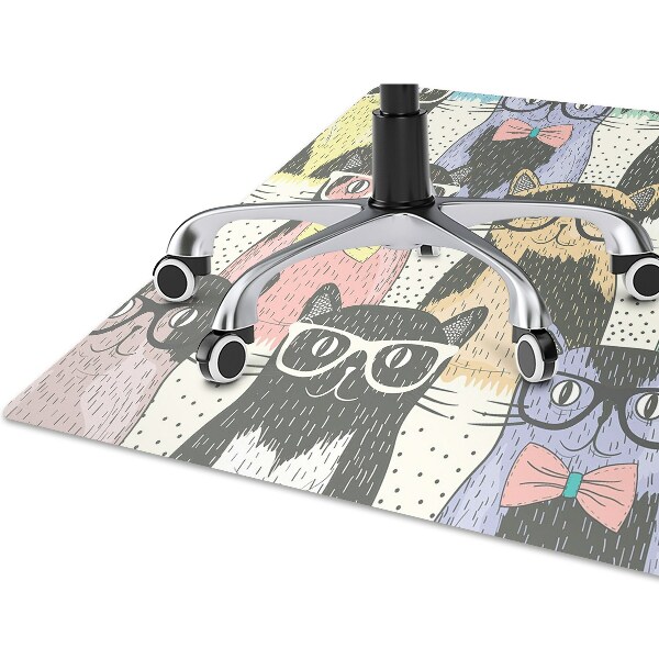 Alfombra silla ordenador Gatos