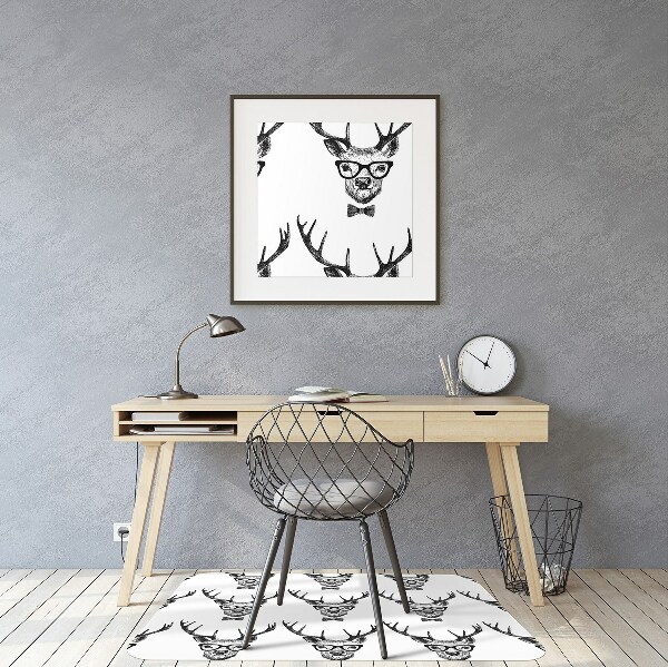 Alfombra silla ordenador Dibujo de ciervos