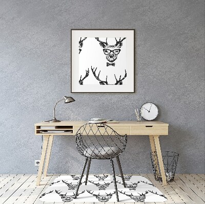 Alfombra silla ordenador Dibujo de ciervos
