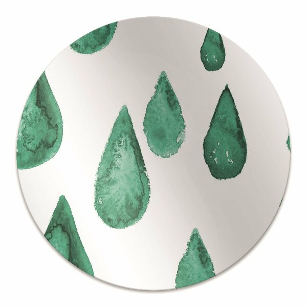 Alfombra silla escritorio Gotas de lluvia