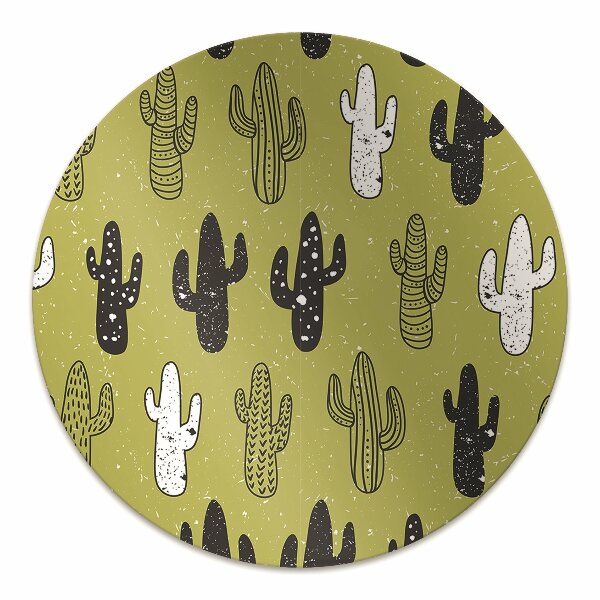 Alfombra silla ordenador Cactus