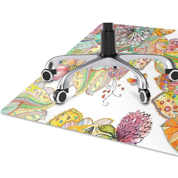Alfombra silla ordenador Patrón de mandala