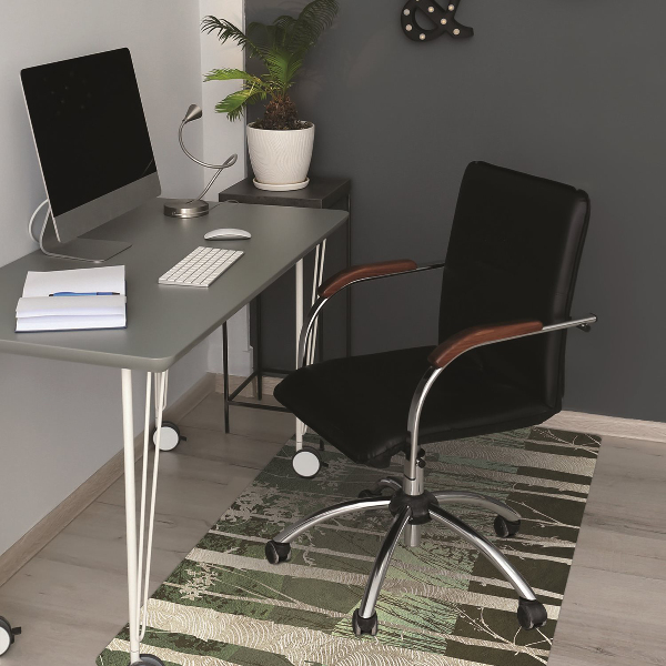 Alfombra para silla de escritorio Árboles