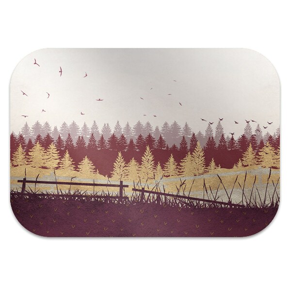 Alfombra para silla de escritorio Bosque de otoño