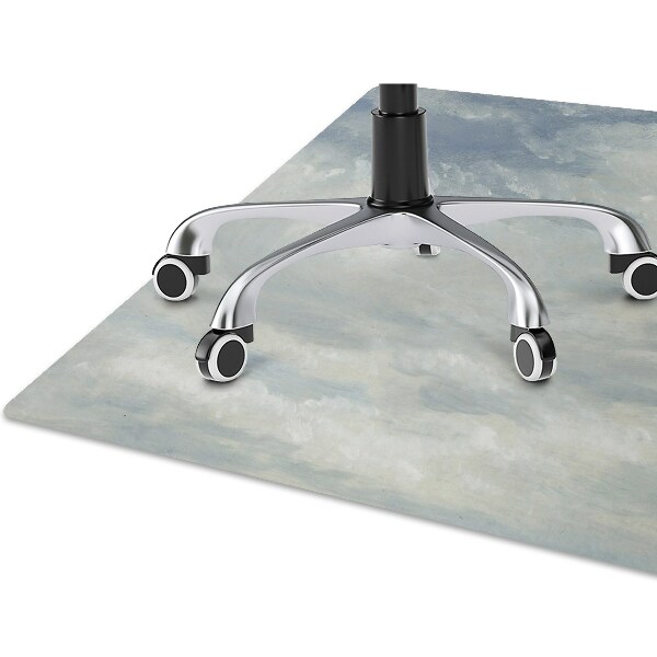 Alfombra para silla de escritorio Nubes azules
