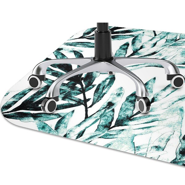 Alfombra para silla de escritorio Palma tropical
