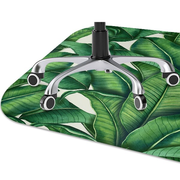 Alfombra para silla de escritorio Hojas botánicas