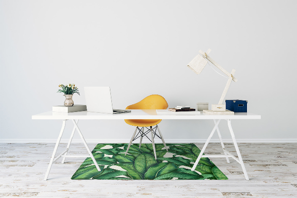 Alfombra para silla de escritorio Hojas botánicas