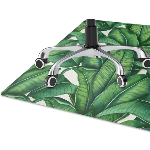 Alfombra para silla de escritorio Hojas botánicas