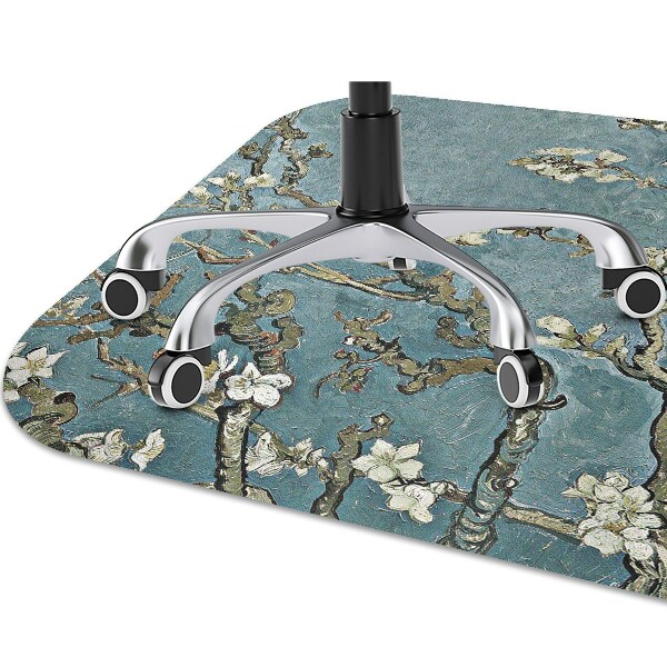 Alfombra silla ordenador Flor de cerezo