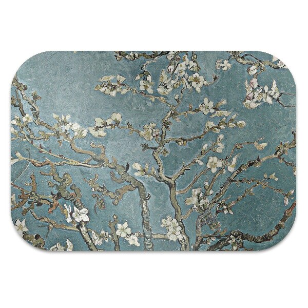 Alfombra silla ordenador Flor de cerezo
