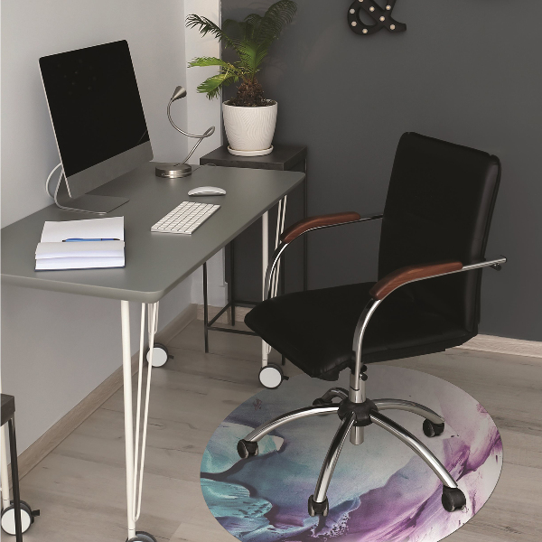 Alfombra silla ordenador Manchas de pintura