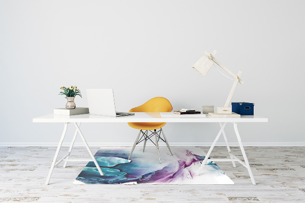 Alfombra silla ordenador Manchas de pintura