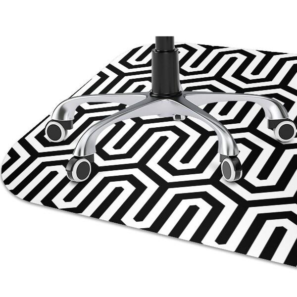Alfombra para silla de escritorio Patrón geométrico