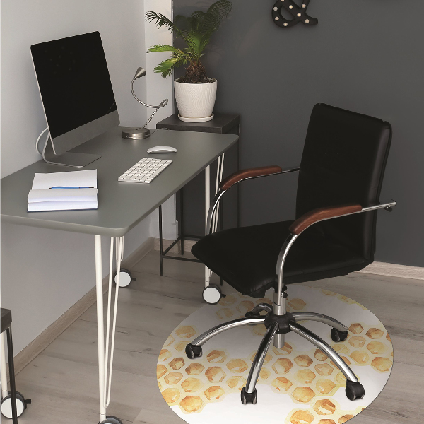 Alfombrilla para silla de escritorio Panal