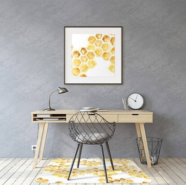 Alfombrilla para silla de escritorio Panal