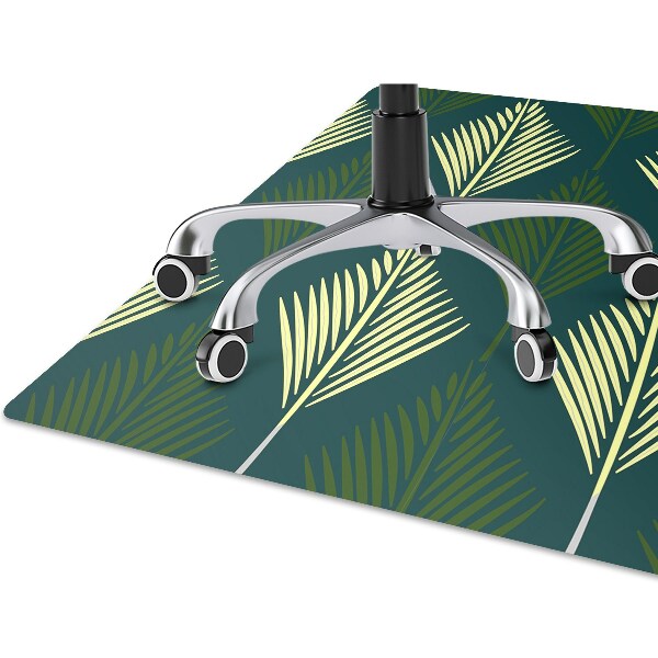 Alfombra silla ordenador Hoja de palma