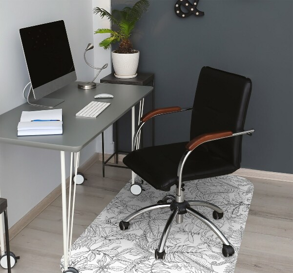 Alfombra para silla de escritorio Boceto tropical