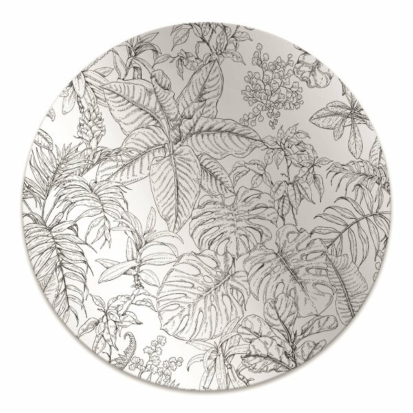 Alfombra para silla de escritorio Boceto tropical