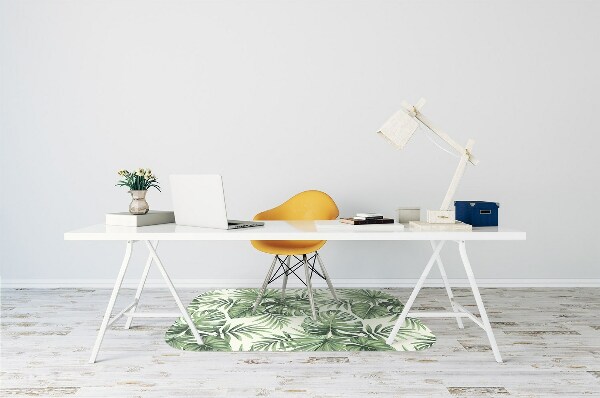 Alfombra para silla de escritorio Patrón tropical
