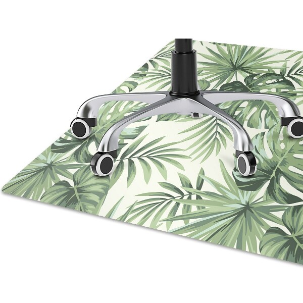 Alfombra para silla de escritorio Patrón tropical