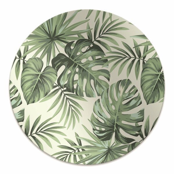 Alfombra para silla de escritorio Patrón tropical