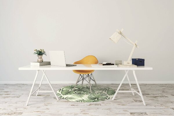 Alfombra para silla de escritorio Patrón tropical