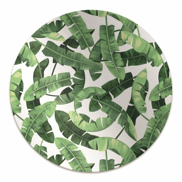 Alfombra para silla de escritorio Hojas tropicales