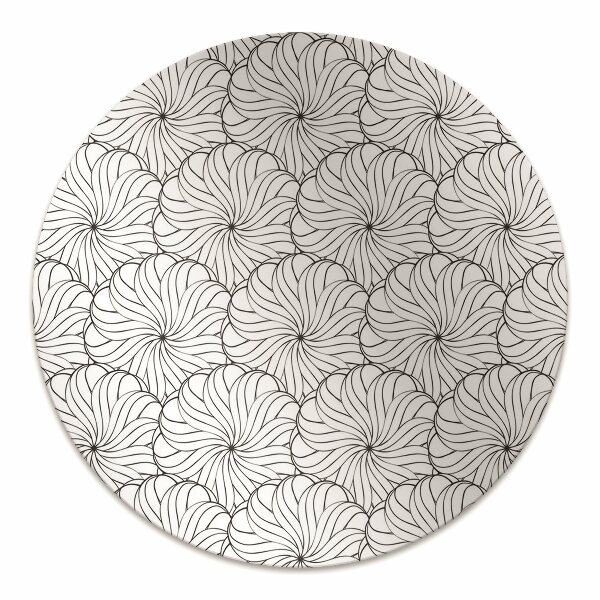 Alfombra para silla de escritorio Flor dibujada