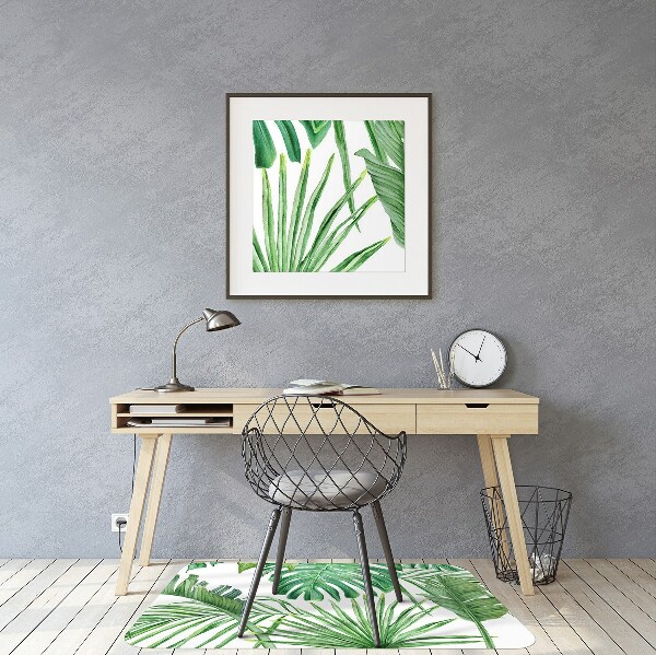 Alfombrilla para silla de escritorio Palma y monstruo