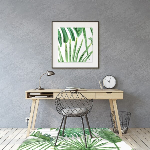 Alfombrilla para silla de escritorio Palma y monstruo